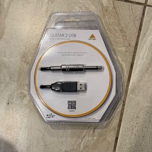 Behringer GUITAR 2 USB Interface Cable for Electric Bass Acoustic Guitar PC MAC